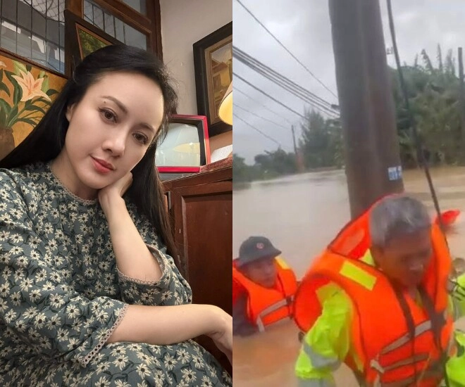 Btv hoài anh thương 2 đồng nghiệp bị lật xuồng trong lũ lớn ở đà nẵng nhẹ cả lòng khi may mắn đã ở lại - 1