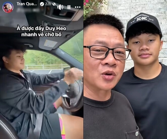 Btv quang minh khoe con trai đầu lòng tập lái xe khi đi du học canada vắng quý tử ở nhà liền cảm thấy nhớ nhung - 1