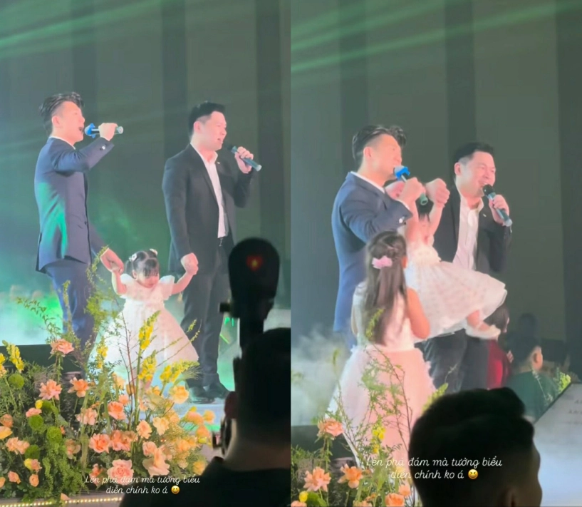 Cháu cưng bầu hiển như hoàng tử công chúa đi dự sinh nhật ông nội ái nữ đỗ mỹ lên sân khấu nhảy múa - 4