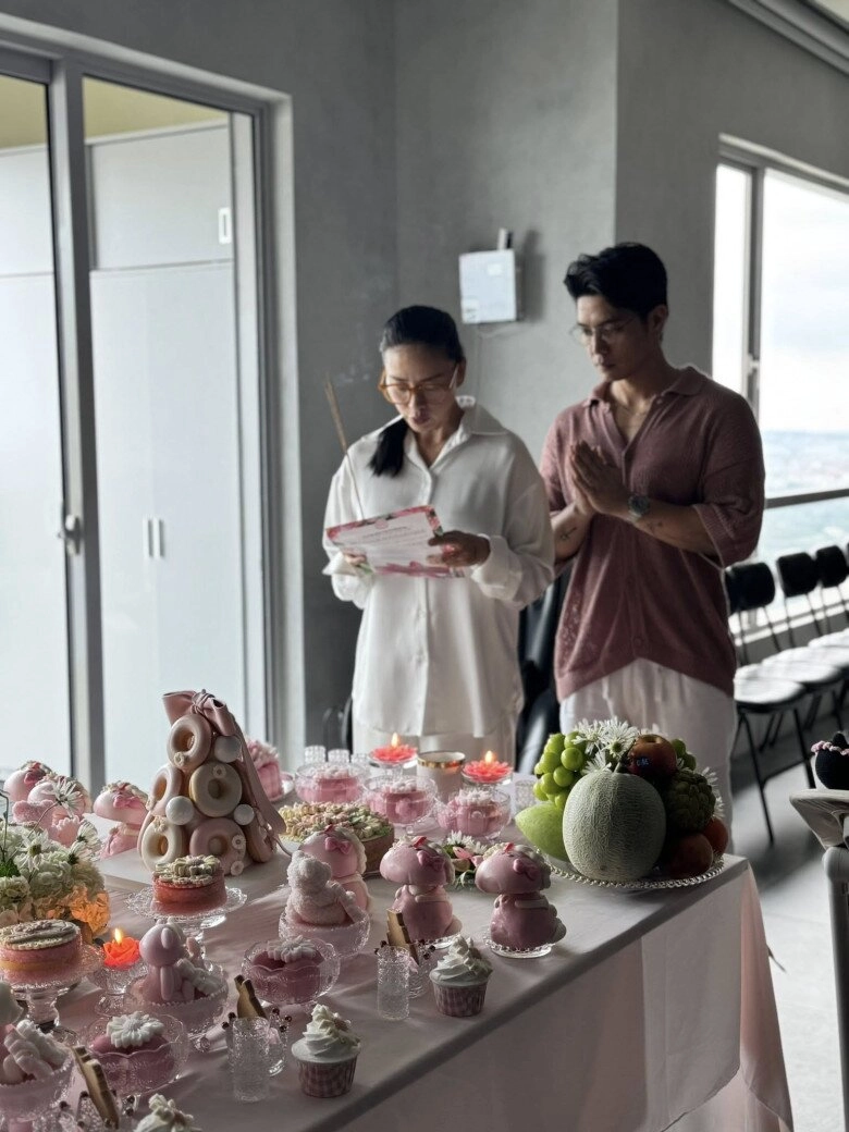 Chồng ngô thanh vân khoe cảnh bế con gái đầu lòng bằng 1 tay ái nữ sở hữu má bánh bao đáng yêu hết nấc - 8