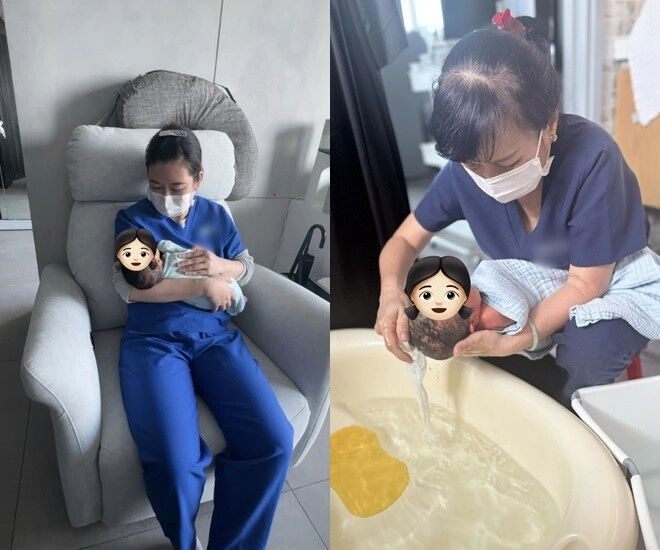 Con gái ngô thanh vân mới 3 tháng đã tốt tóc giống bố nữ đạo diễn u50 thấy ái nữ lớn quá nhanh - 2