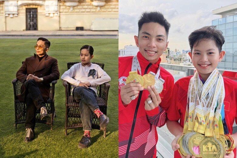 Con trai phan hiển 10 tuổi cao gần 1m6 bật khóc tự ái vì mẹ khánh thi ngay sau khi đoạt 8 hcv - 6