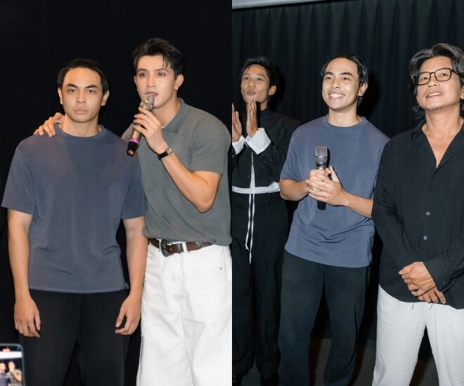 Con trai thái hòa tự chạy xe máy ra về sau sự kiện cát phượng cảm ơn khán giả đã yêu thương quý tử - 1