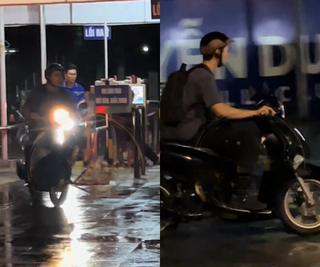 Con trai thái hòa tự chạy xe máy ra về sau sự kiện cát phượng cảm ơn khán giả đã yêu thương quý tử - 3