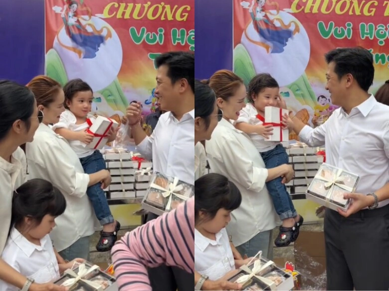 Con trai trường giang sở hữu mái tóc xoăn dài như lai tây giản dị giống hệt bố danh hài - 4