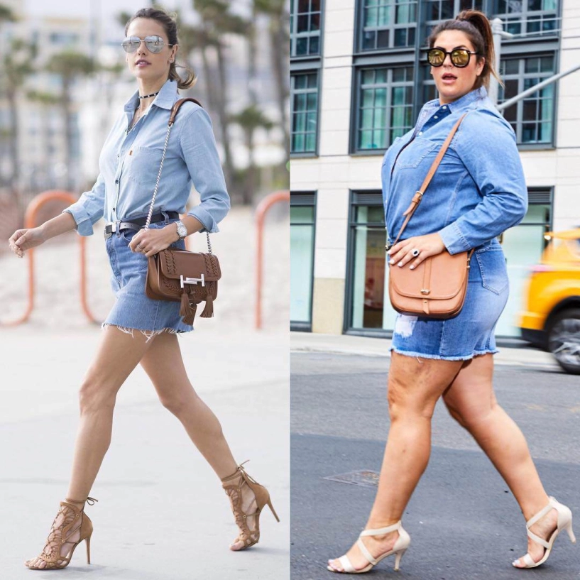 Dám đụng hàng với chân dài hotgirl nàng mập 80kg làm được điều không tưởng - 3