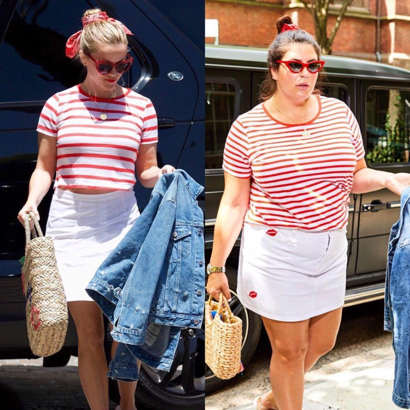 Dám đụng hàng với chân dài hotgirl nàng mập 80kg làm được điều không tưởng - 4