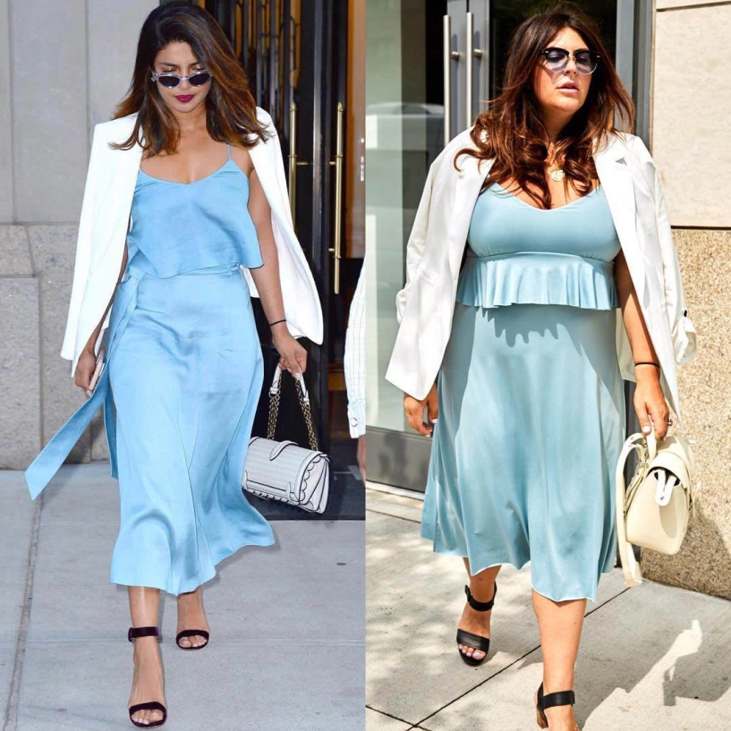 Dám đụng hàng với chân dài hotgirl nàng mập 80kg làm được điều không tưởng - 7