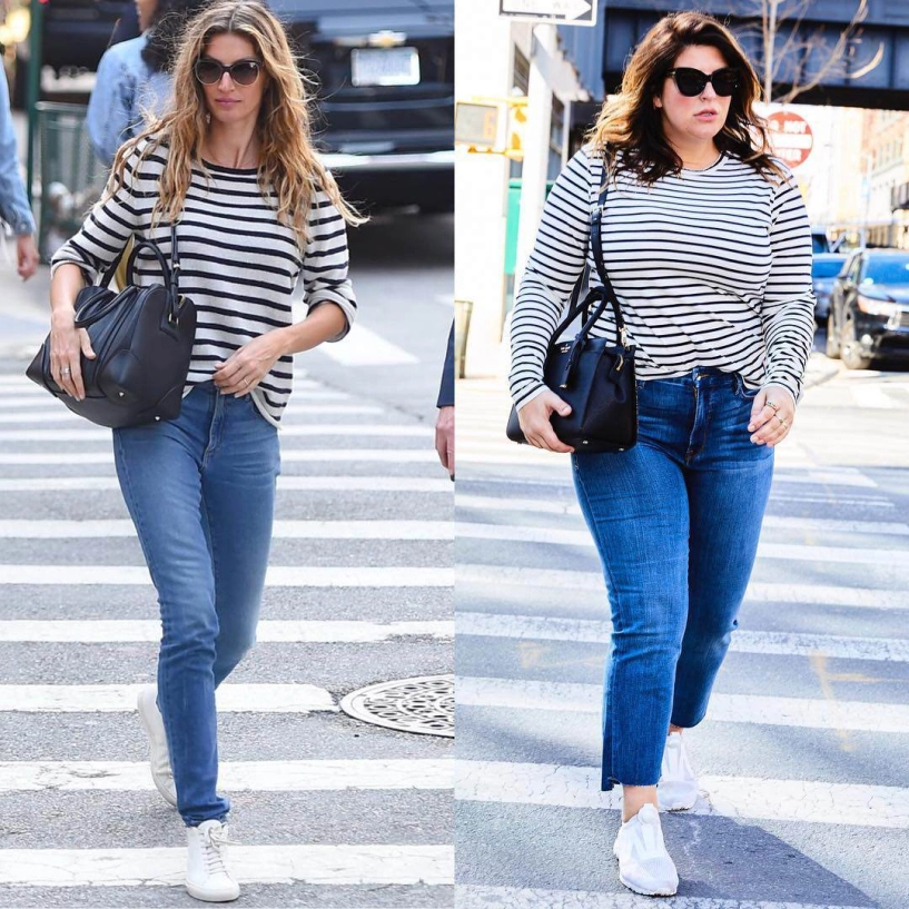 Dám đụng hàng với chân dài hotgirl nàng mập 80kg làm được điều không tưởng - 14