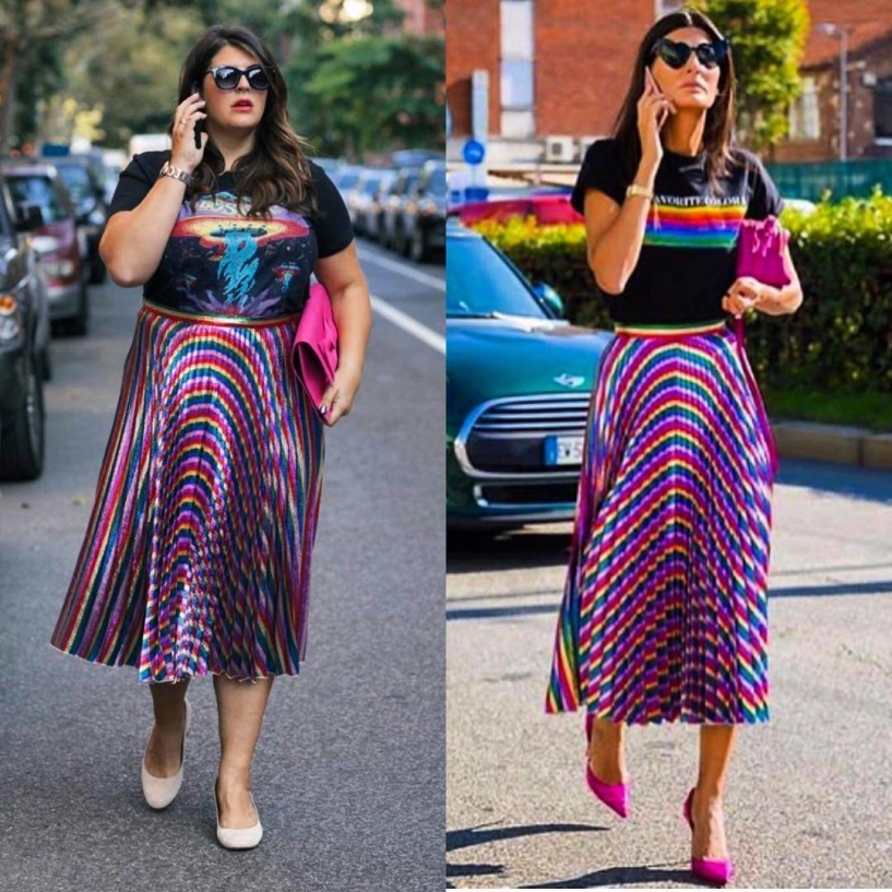 Dám đụng hàng với chân dài hotgirl nàng mập 80kg làm được điều không tưởng - 15