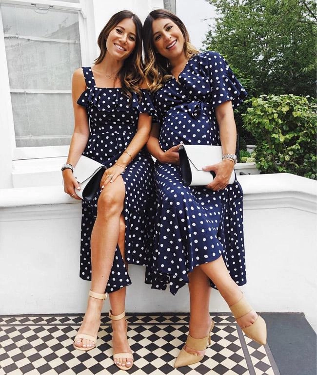 Đi đâu cũng phải đẹp ngang nhau bà bầu 9 tháng to vượt mặt quyết mặc đôi với bạn thân - 5