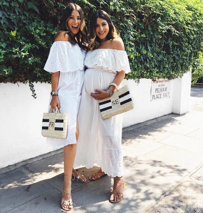 Đi đâu cũng phải đẹp ngang nhau bà bầu 9 tháng to vượt mặt quyết mặc đôi với bạn thân - 6