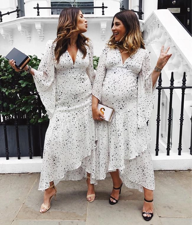 Đi đâu cũng phải đẹp ngang nhau bà bầu 9 tháng to vượt mặt quyết mặc đôi với bạn thân - 8