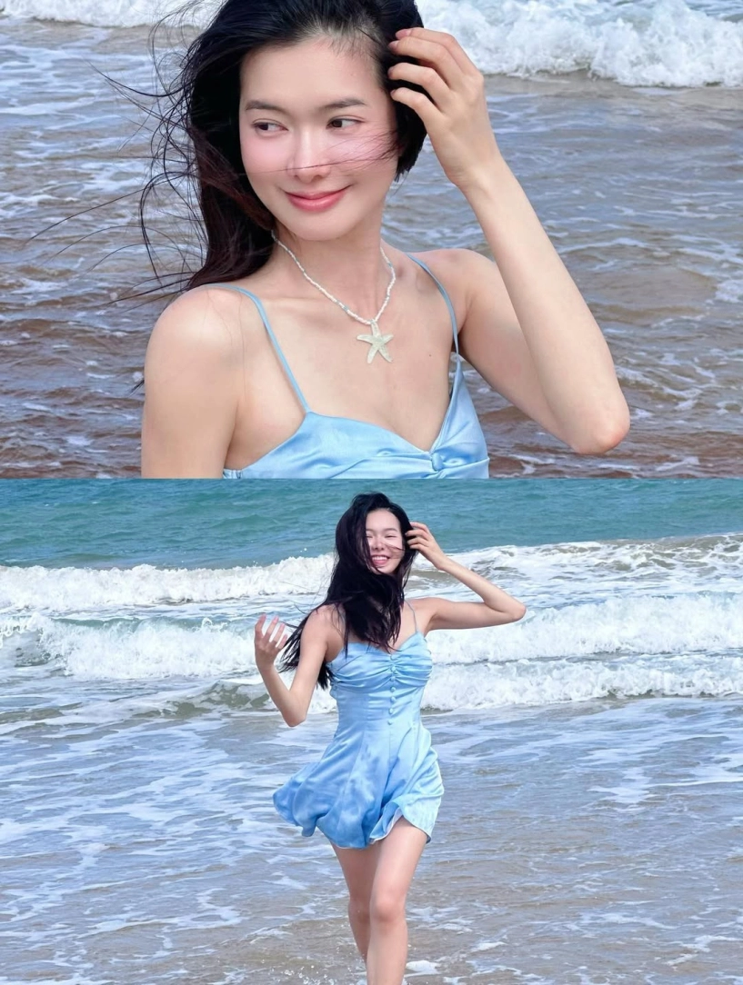 Gái xinh đỗ yên đan khoe vóc dáng nuột nà ở biển phú yên - 4