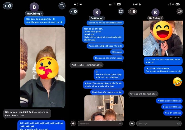 Hari won tung tin nhắn nói chuyện với bố ruột trấn thành có ai mê ba chồng như tui không - 2
