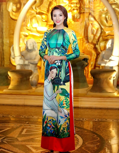 Hh kỳ duyên lúng liếng khoe nét xuân thì trên sàn diễn - 2