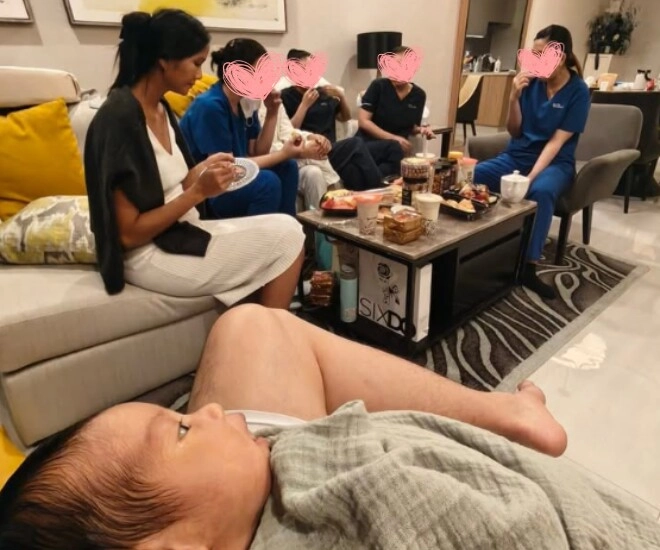 Hhen niê chi 300 triệu ở cữ phòng sang như khách sạn cảnh cả đội y tá chăm em bé khiến ai nhìn cũng ngưỡng mộ - 1