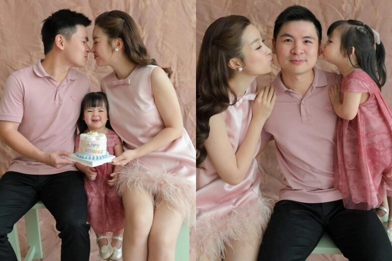 Hoa hậu đỗ mỹ linh được ông xã chủ tịch mừng sinh nhật ngọt ngào nàng hậu được nhận xét có duyên số với chồng doanh nhân - 4