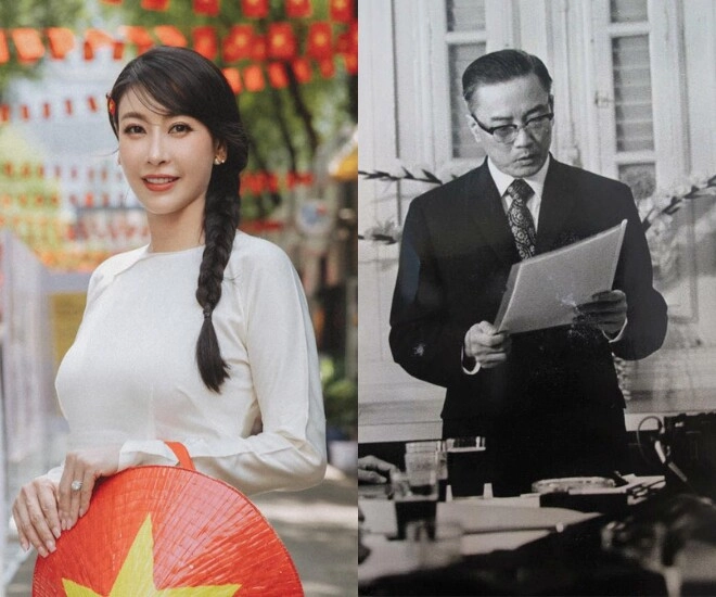 Hoa hậu hà kiều anh khoe ông nội là đại tá từng tham gia đàm phán 2 hiệp định lịch sử genève và paris - 3