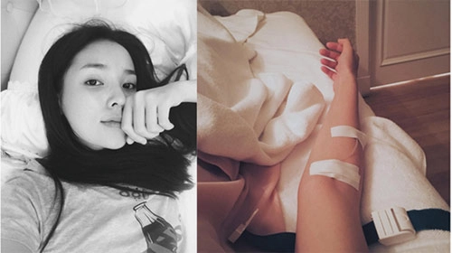 Hoa hậu kỳ duyên xuất hiện lộng lẫy sau hình ảnh nhập viện - 1