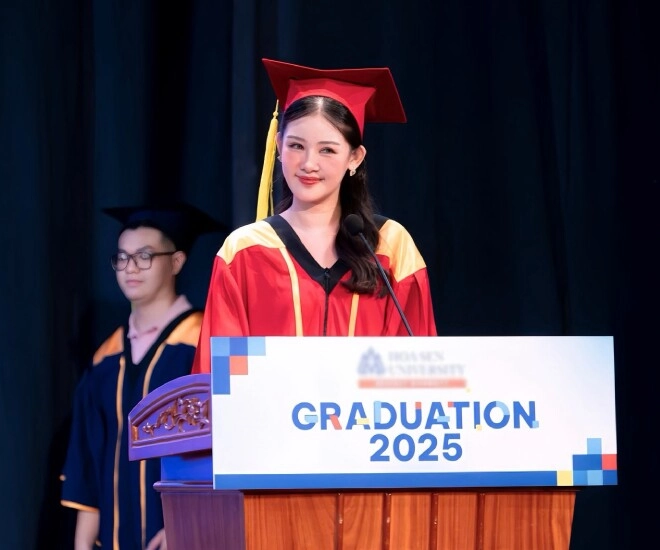 Hoa hậu lê âu ngân anh thăng chức làm phó khoa ở trường đại học chồng btv liền thưởng nóng 2 món quà đỡ tốn - 1