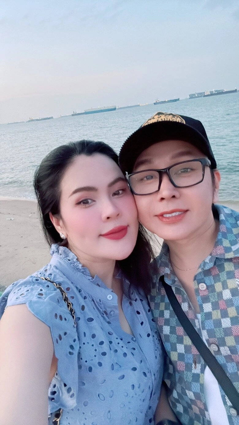 Hoa hậu phương lê sinh con thứ 4 nsưt vũ luân hạnh phúc làm bố lần đầu ở tuổi 53 - 4