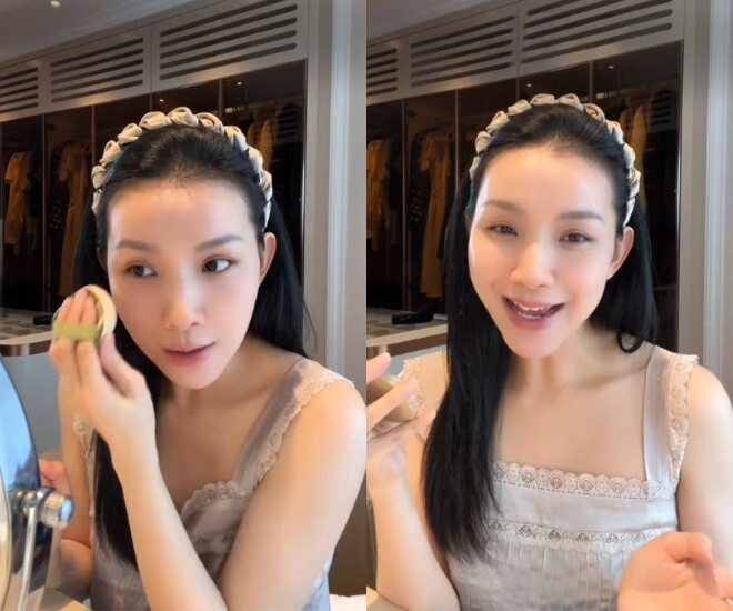 Hoa hậu thùy lâm sinh 2 con cao vống như bản sao của chồng tiến sĩ thừa nhận không trẻ tự nhiên ở tuổi u40 - 1