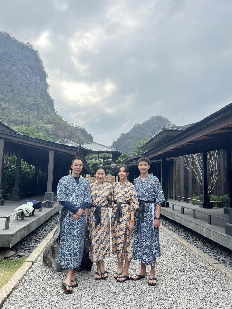 Hoa hậu thùy lâm sinh 2 con cao vống như bản sao của chồng tiến sĩ thừa nhận không trẻ tự nhiên ở tuổi u40 - 3