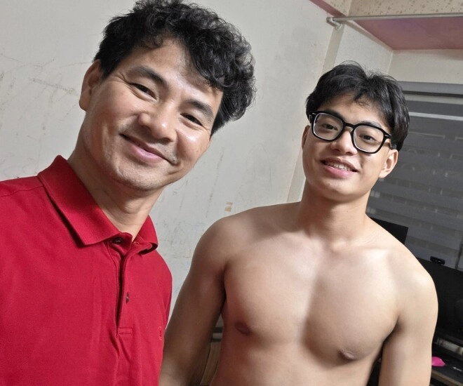 Khoe con trai 18 tuổi cởi trần cơ bắp nsnd xuân bắc nhắc nhở ca sĩ đàm vĩnh hưng bình luận văn minh - 1