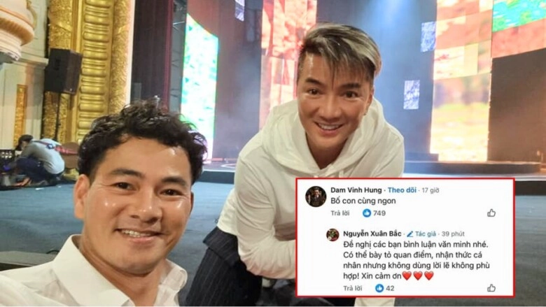 Khoe con trai 18 tuổi cởi trần cơ bắp nsnd xuân bắc nhắc nhở ca sĩ đàm vĩnh hưng bình luận văn minh - 2