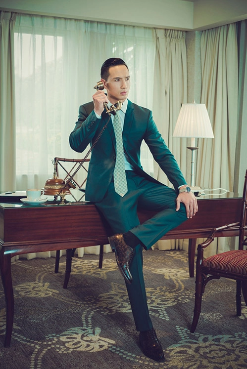 Kim lý lại gây thổn thức khi mặc suit - 4