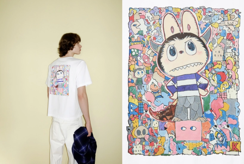 Labubu dẫn đầu gia đình quái vật cùng trở thành nhân vật chính trong bst áo thun mới của uniqlo - 3