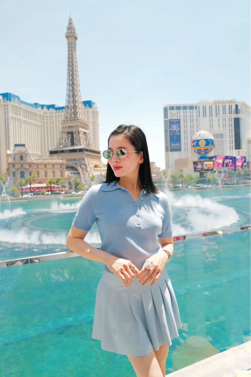 Lệ quyên gây sốt với loạt ảnh hack tuổi ở trời tây body u50 vẫn căng đét - 5