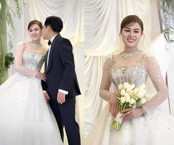Linh lan tổ chức đám cưới với ca sĩ đinh kiến phong con gái vân quang long lung linh trong hôn lễ của mẹ - 1