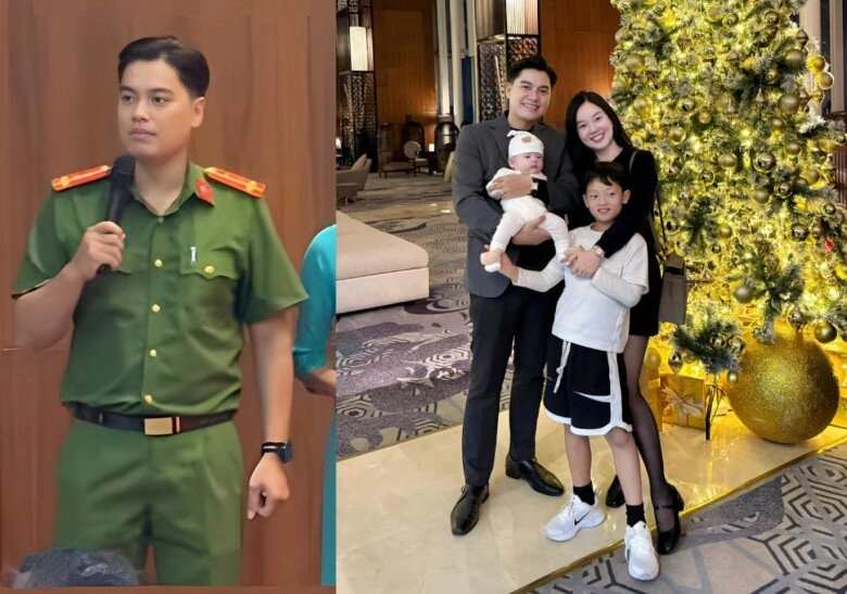 Ly kute cùng chồng làm trong ngành công an dọn tiệc thôi nôi cho quý tử em bé 1 tuổi giống hệt anh trai khoai tây - 15