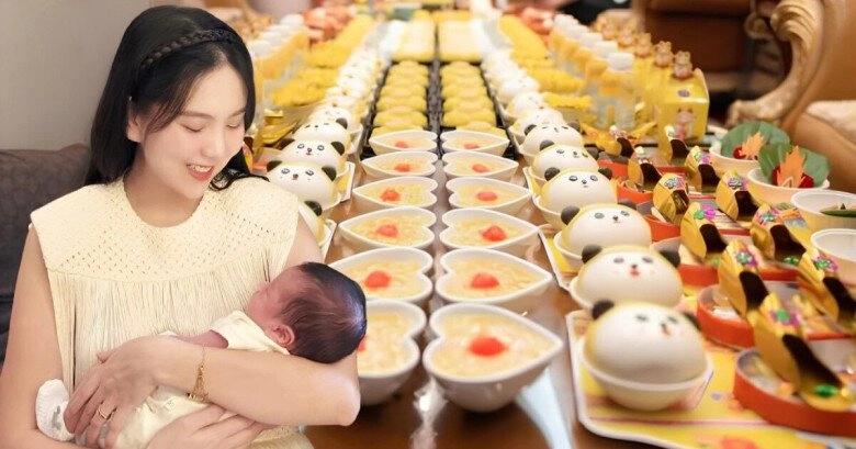 Mc mai ngọc bế con trai về thăm ông bà nội ở bắc ninh bên trong biệt thự nhà chồng lung linh như lâu đài - 9