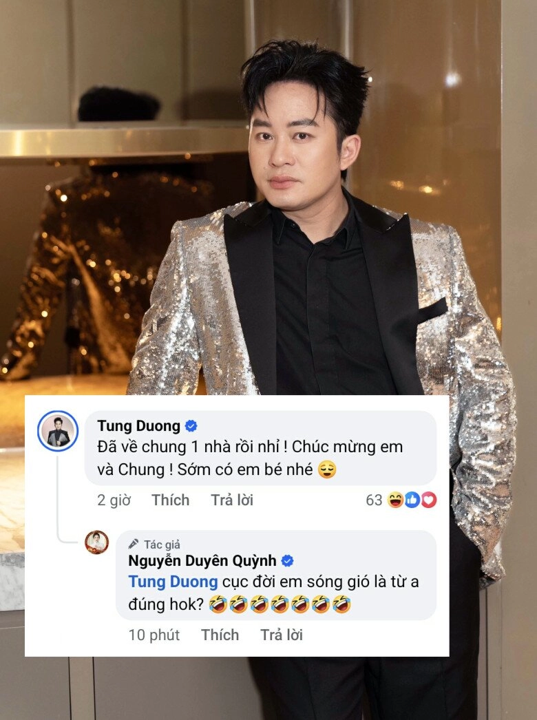 Mối quan hệ của nhạc sĩ nguyễn văn chung và duyên quỳnh thế nào mà được tùng dương chúc sớm có em bé - 2