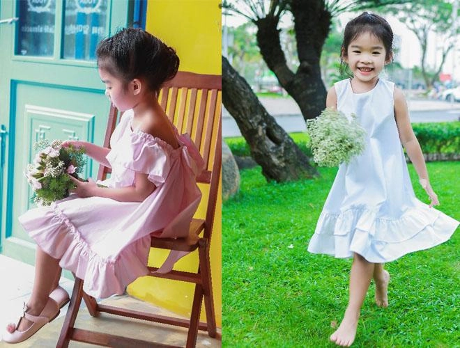 Mừng sinh nhật 4 tuổi của con gái xuân lan lập thương hiệu thời trang riêng cho trẻ em - 1