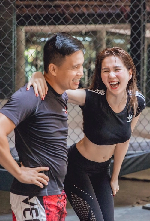 Ngọc trinh bị trêu là thánh lý do sau hậu trường làm đả nữ - 9