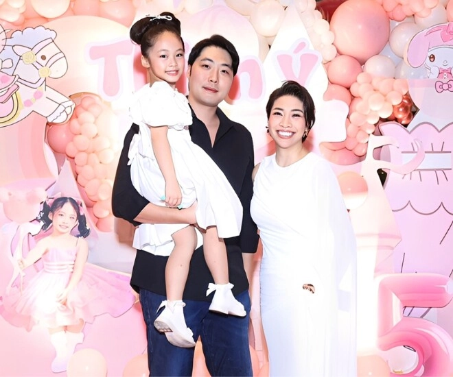 Pha lê hội ngộ chồng cũ người hàn hậu ly hôn cùng tổ chức sinh nhật cho con gái mà tưởng như đám cưới - 1