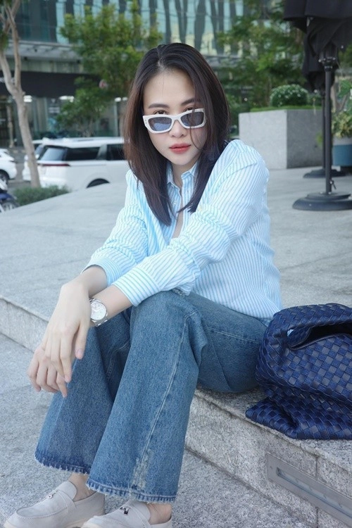 Phong cách giàu kín sang ngầm của đàm thu trang - 1