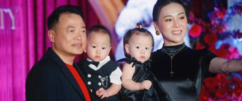 Phương oanh cùng 4 con mừng sinh nhật shark bình bố chồng đại tá cười rạng rỡ khi được quý tử biếu quà - 3