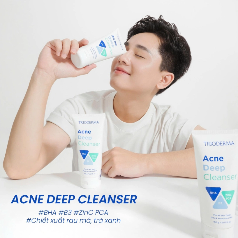 Review sữa rửa mặt trioderma acne deep cleanser làm sạch sâu ngừa mụn hay chỉ là quảng cáo - 1