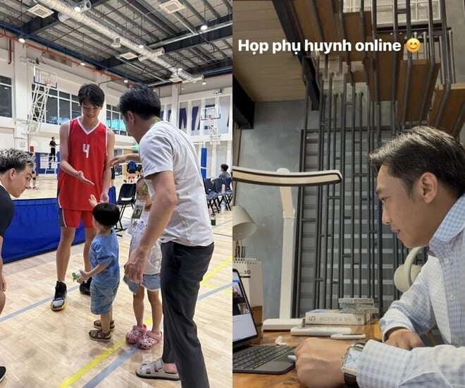 Sao việt 24h cường đô la họp phụ huynh kiểu độc lạ cho subeo quý tử theo học ở trường có học phí cả tỷ đồngnăm - 1