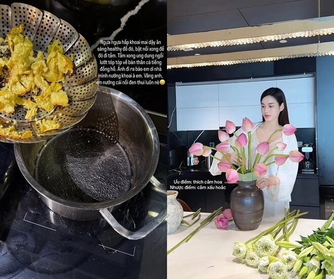 Sao việt 24h dâu hào môn đỗ thị hà gặp sự cố khi thể hiện nữ công gia chánh chồng thiếu gia tập đoàn phải ứng cứu - 1