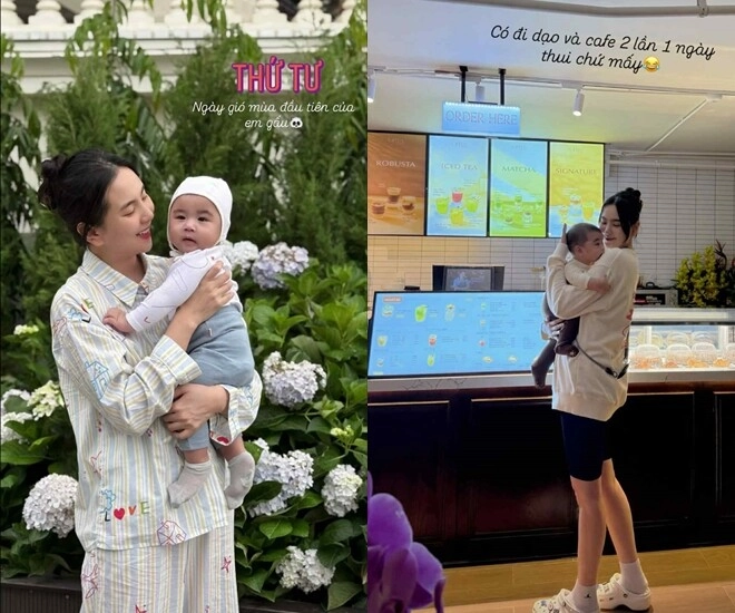 Sao việt 24h mc mai ngọc tận hưởng cuộc sống mẹ bỉm sữa thảnh thơi trong lâu đài nhà chồng tại bắc ninh - 1