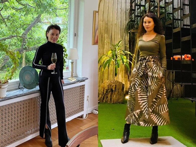 Sao việt 24h mẹ ruột hồ ngọc hà diện phong cách độc lạ tuổi u70 vẫn tự tin khoe dáng trong trang phục bó sát - 7