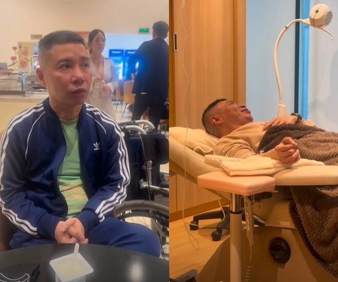 Sao việt 24h vợ trẻ công lý tiết lộ làm việc ngày đêm để có tiền cho chồng sang nhật bản chữa bệnh - 1