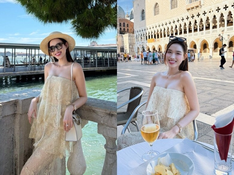 Sắp làm dâu hào môn hoa hậu nông dân giờ ăn mặc phong cách giàu ngầm với phụ kiện tiền tỷ trên tay khi du lịch trời tây - 4