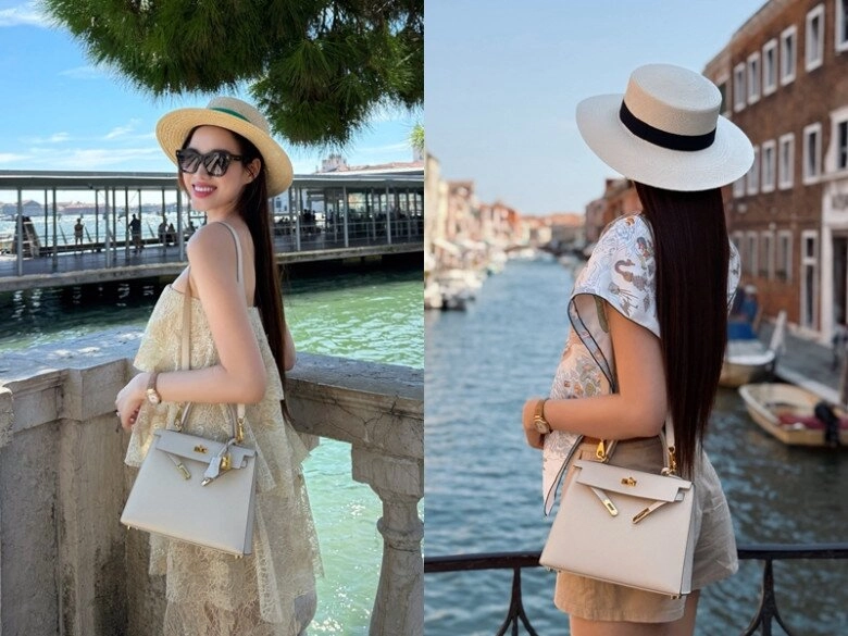 Sắp làm dâu hào môn hoa hậu nông dân giờ ăn mặc phong cách giàu ngầm với phụ kiện tiền tỷ trên tay khi du lịch trời tây - 8